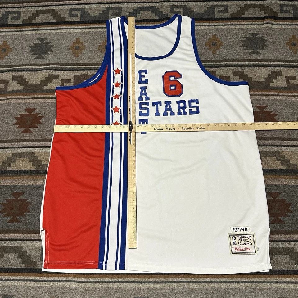 Camiseta Julius Erving Mitchell And Ness 1977-78 NBA East All Stars Talla 56 A2 Foto 3 de 4