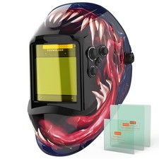 Super Large View Auto Darkening Welding Helmet True Color Welder Mask DIN5-13