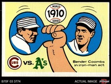1970 Fleer World Series #7 Chief Bender 1910 A's vs. Cubs 3 - VG