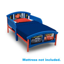 Plastic Toddler Bed Cars Lightning McQueen Storm Boys Toddlers Kids Furniture
