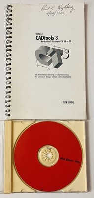 HotDoor CADtools 3 for Adobe Illustrator, Mac OS X 10.3 (2004, CD) w/ User Guide