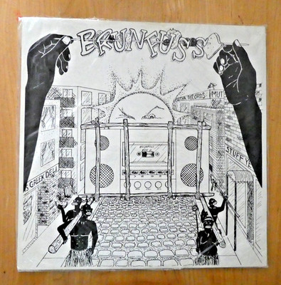 BRUNFUSS 1985 SEALED Green Vinyl New Brunswick NJ PUNK Garage VERY RARE RECORD