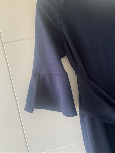 Linea Size 12 Bodycon Navy Dress - Picture 2 of 5