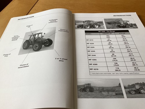 Massey Ferguson 4300 series tractor product guide 118 pages 2002 - Picture 7 of 8