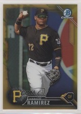 2016 Bowman Chrome Prospects Gold Refractor 4/50 Harold Ramirez #BCP246 n1u