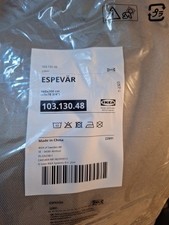 Ikea ESPEVÄR Bezug 160x200 dunkelgrau Boxspring Gestell 103.130.48 