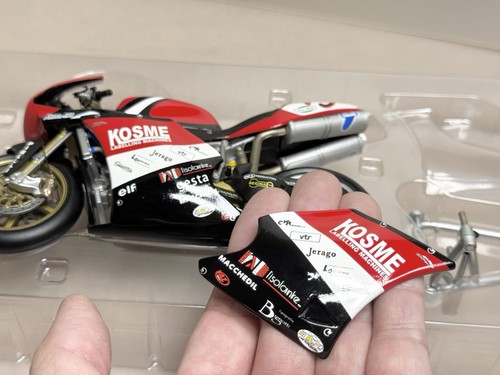 DUCATI 998RS Lucio Pedercini - WSB 2004 MINICHAMPS Model Kit 1/12 Scale NOS - Picture 12 of 24
