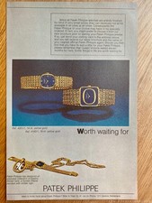 1973 Patek Philippe Worth Waiting For Vintage Watch Ad Werbung Reklame