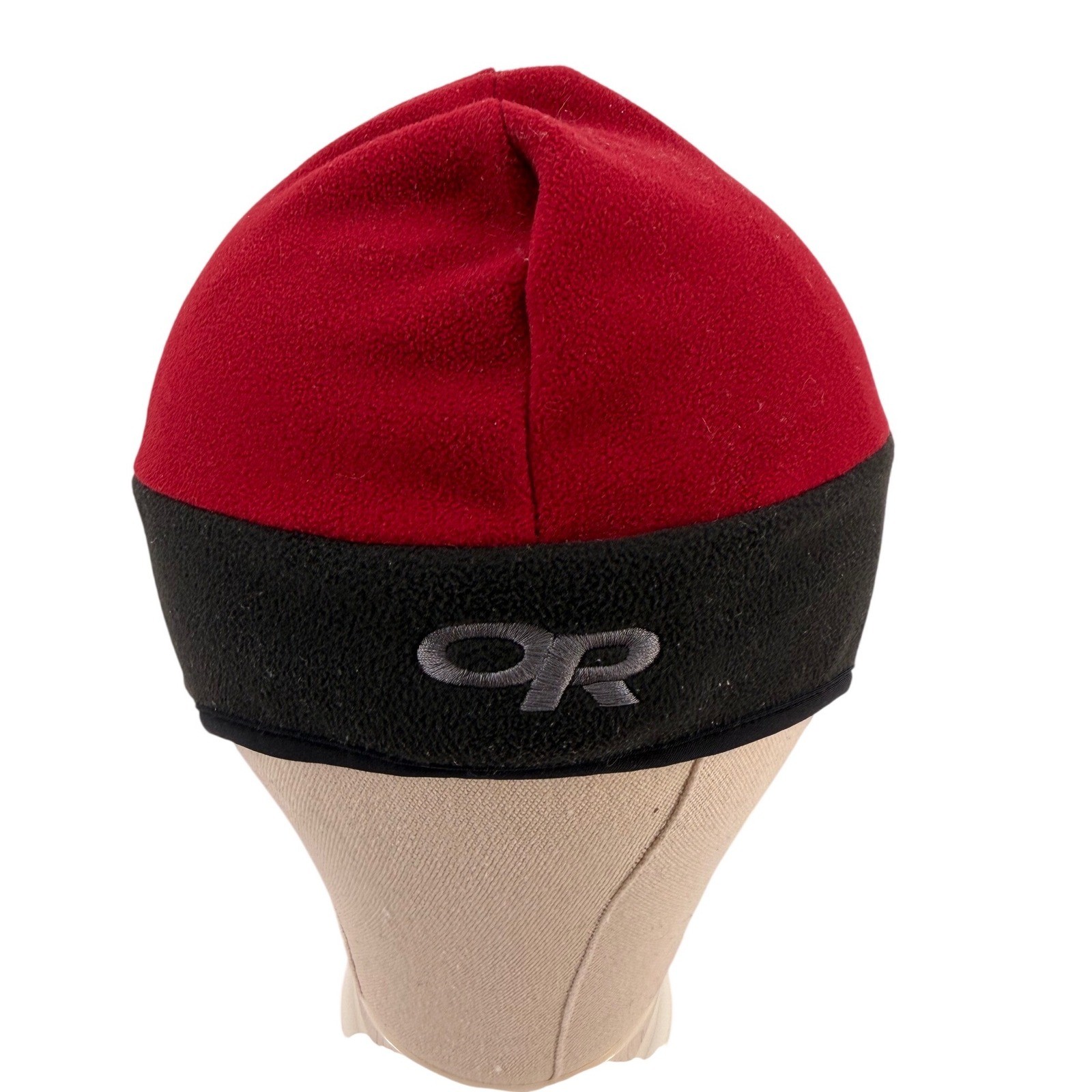 Outdoor Research Alpine Hat Fleece Beanie Hat Red Black Wind