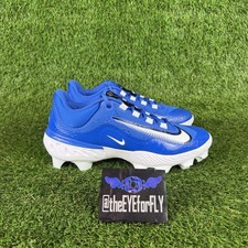 Nike Alpha Huarache Elite 4 Low Blue Molded Baseball Cleats FN7221-400 Mens 10.5