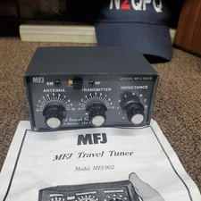 MFJ-902b  80m-6m ( MFJ Travel Tuner ) 150w Antenna Tuner ! Lightly Used ! MINT !