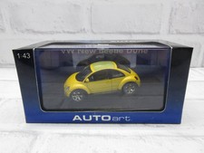 1/43 Autoart Volkswagen Beetle Dune Yellow Minicar