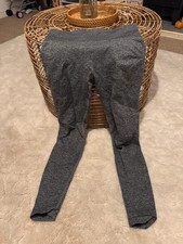 BabyGo Activ+ maternity leggings in marl dark grey, size Large.