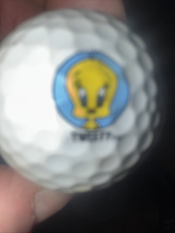 LOGO GOLF BALL-ORIGINAL TWEETY BIRD-CARTOONS‼️