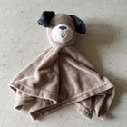 Baby Essentials Brown Tan Puppy Dog Brown Security Blanket Soft Plush Lovey Toy