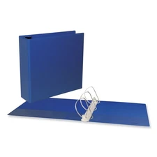 Universal 20754 11" x 8.5" 3-Slant D-Ring View Binder w/ 3" Cap. - Navy Blue New