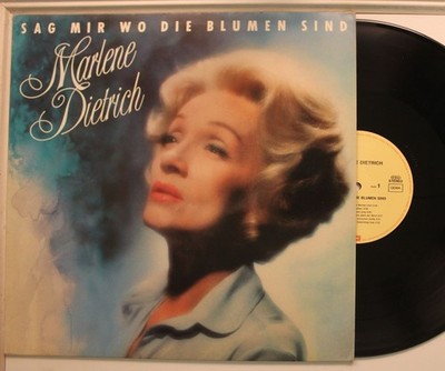 Marlene Dietrich Imprt Lp Sag Mir Wo Die Blumen (Where Have All The Flowers Gone
