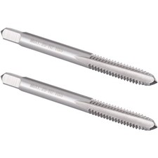 2pcs M6 X 1.25 Thread Tap Right Hand, HSS M6 x 1.25 Straight Fluted Machine Tap