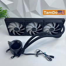 CoolerOne 360mm AIO Liquid CPU Cooler Triple 120mm Fans Infinity Mirror Pump