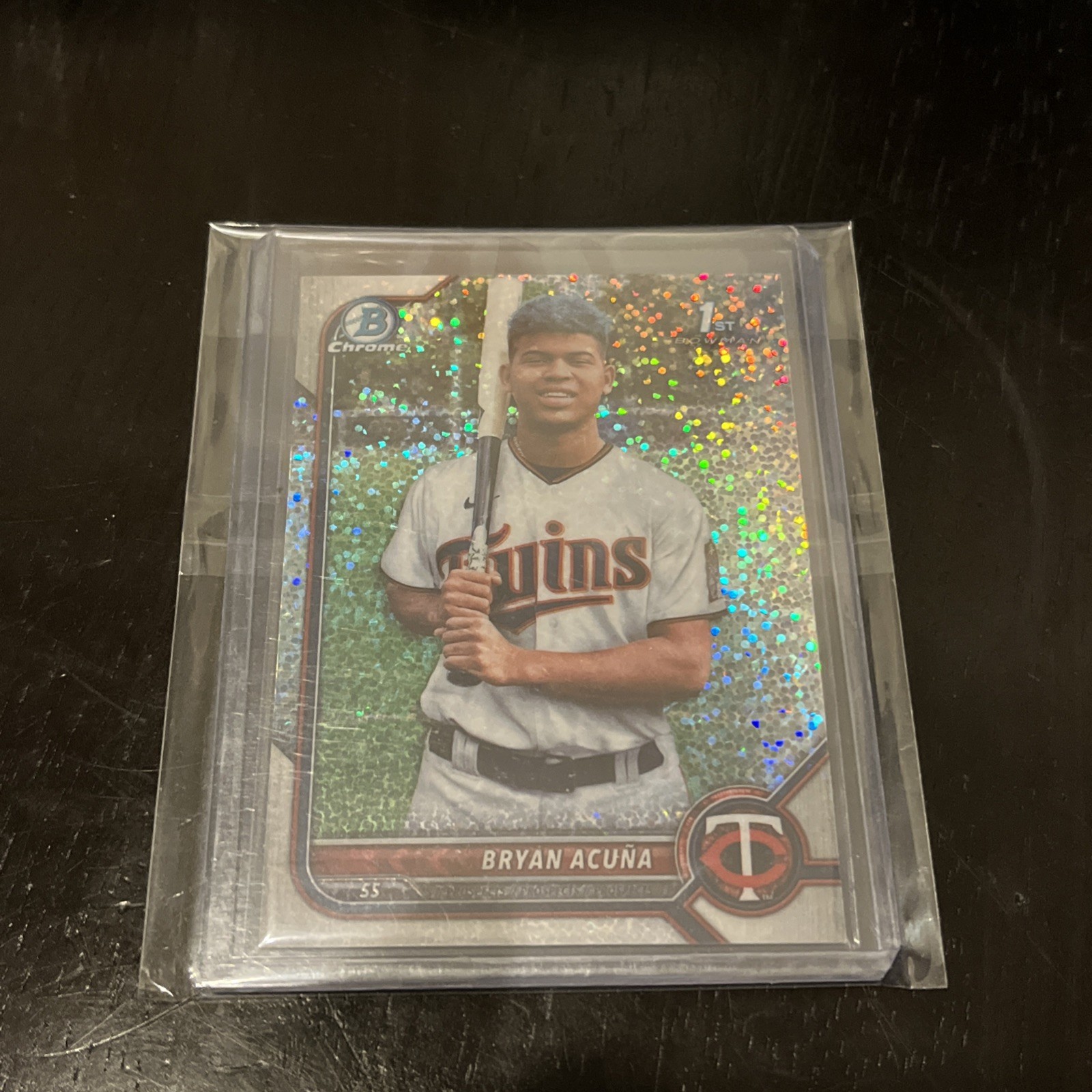 2022 Bowman Chrome Speckle Refractor #BCP-151 Bryan Acuna /299