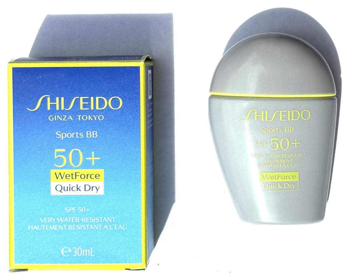Shiseido Sports BB 50+ WetForce Quick Dry 30ml Very Dark | eBay