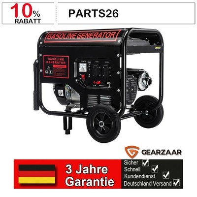 Stromerzeuger Benzin Notstromaggregat Stromaggregat Stromgenerator 7,5PS 3000W