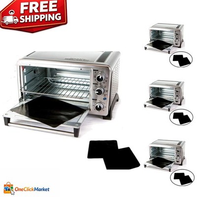 Two-Pack Non-Stick 11'' Toaster Oven Liner   Effortless Clean-Up & Odor-Free