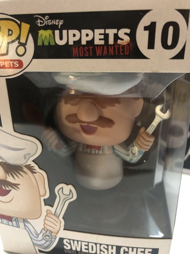 Disneys Muppets Rare #10 Swedish Chef Funko Pop. With Solid POP Protector. - Picture 2 of 7