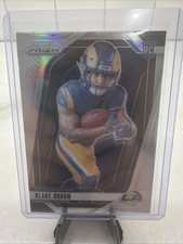 2024 Prizm Blake Corum Silver Prizm Rookie Variation #4 RC Rams