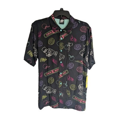 Neff short-sleeve button-down Men's shirt  Kwik-E-Mart and Bart Simpson Size S