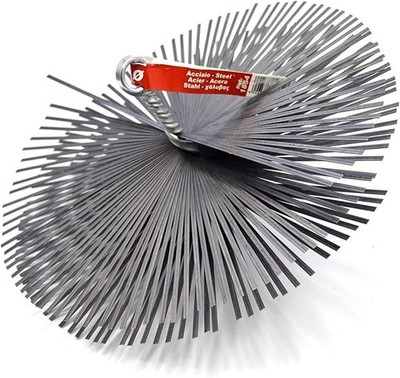 PYRO FEU Igel, Schornsteinfegerkopf, Stahl, 200 mm, metrisches Gewinde 12