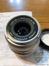 FUJIFILM FUJINON XF 23mm F2 R WR Silver Lens X mount wide angle prime lens APS-C