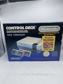 Nintendo NES Control Deck Console Boxed With All Accessories * FAST SHIPPING *