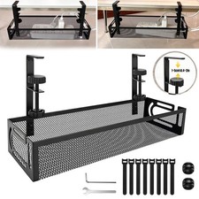 Kabelmanagement-Ablage unter Schreibtisch - Klemmhalterung, ohne Bohren,  40cm