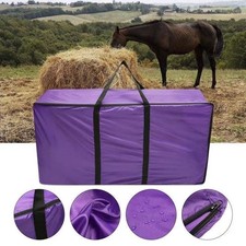 Large Horse Hay Storage Bag 115cm - Oxford Cloth Feed Tote - Pet Hay Carrier