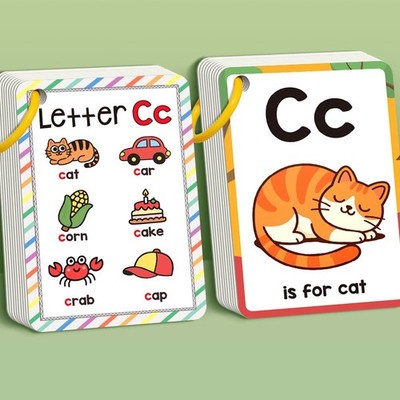 156 Wörter Lernkarten A-Z Englisch Bild Lernkarten Lernspielzeug Kinder
