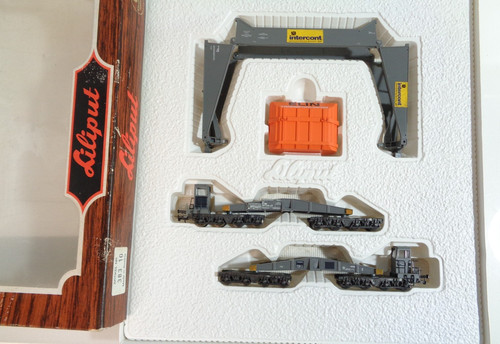 Liliput 38310 H0 Set Tragschnabelwagen der ÖBB, mit Trafo ELIN OVP BH3891 | Condition: Gebraucht
