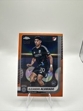 2025 Topps Chrome MLS Alejandro Alvarado Orange 12/25 San Diego Fc
