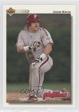 1992 Upper Deck Factory Set Gold Hologram John Kruk #326 g7c