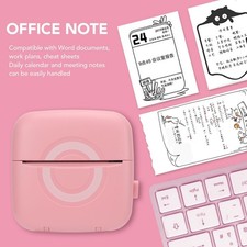 Mini Thermal Printer Bluetooth Portable Handheld Sticker Printer 200DPI USB