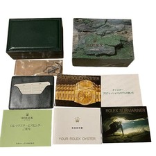 Autentico ROLEX Submariner 16610 scatola vuota ancoraggio charm 300 m set...