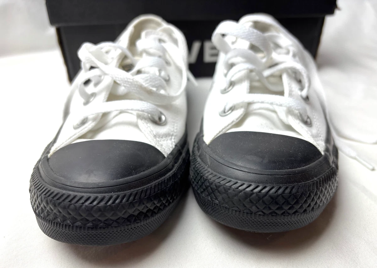 Unisex Converse Jack Purcell Canvas Low SCHWARZ / WEISS M-4 / W-6