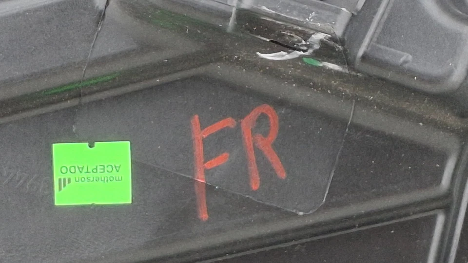 Jeep Compass 2017-2024 puerta delantera derecha ventana cristal regulador OEM Foto 3 de 4