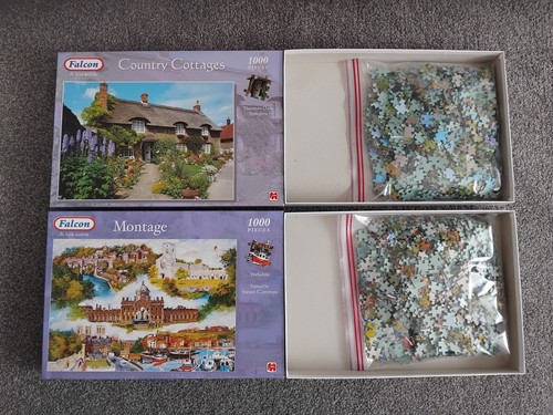 Falcon deluxe 1000 piece jigsaw puzzle x 2 - Picture 2 of 4