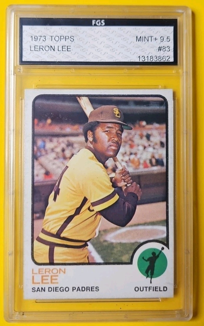 1973 TOPPS #83 LERON LEE FGS 9.5 MINT+ SAN DIEGO PADRES EXTREMELY RARE! 💰