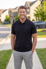 KingSize Men's Big  Tall Heavyweight Jersey Polo Shirt