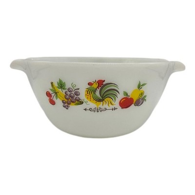 Fire King Chanticleer Rooster Bowl 26cm Country Kitchen