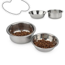 Stainless Steel Pet Bowl for Dogs & Cats of all Sizes Durable Food Water Dish