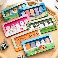 150 Animal Sticky Notes Pack - Self-Adhesive Memo Pads for Office School