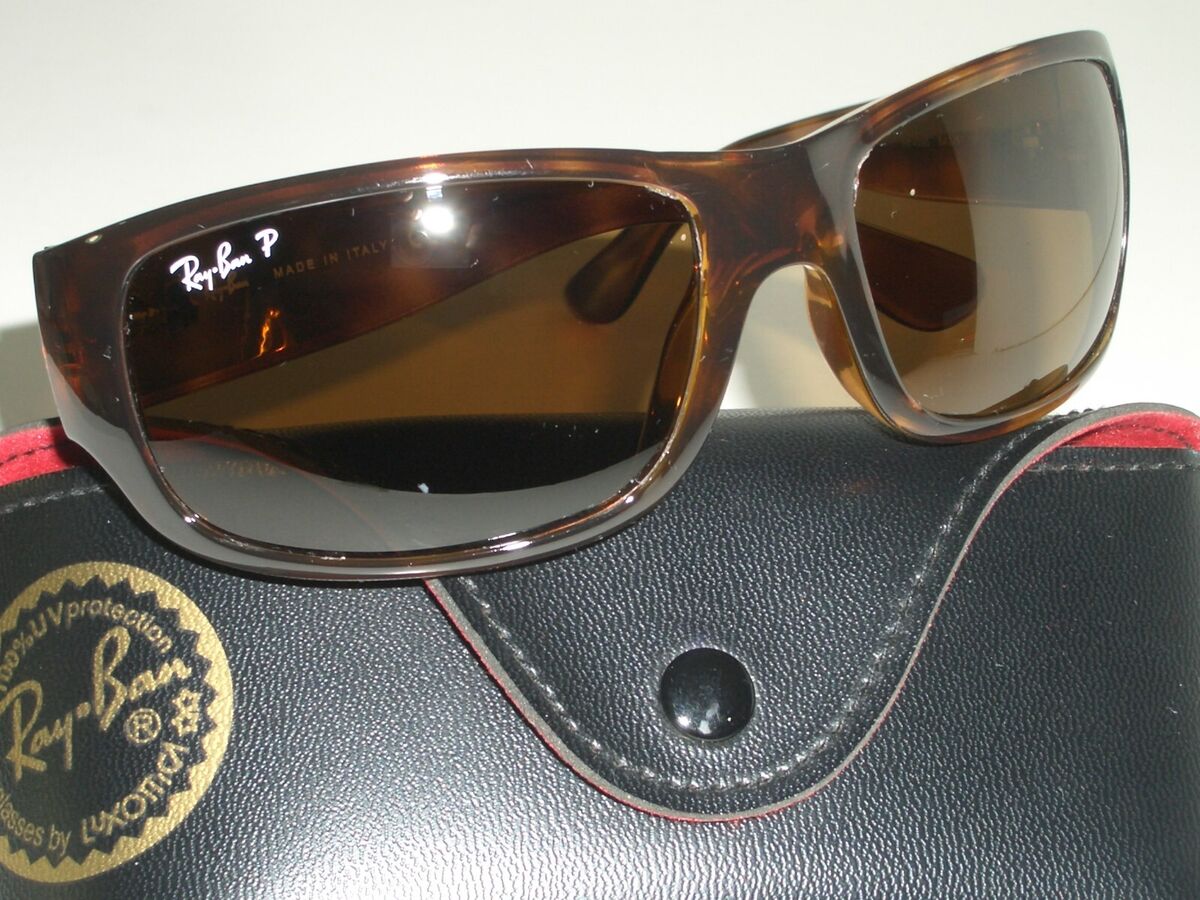 RAY BAN RB4095 THICK GLOSSY BLACK POLARIZED CRYSTAL LENS RAY BAN RB4095 THICK GLOSSY BLACK POLARIZED CRYSTAL LENS